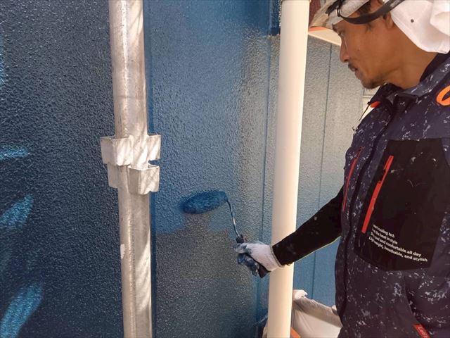 取手市大規模外壁上塗