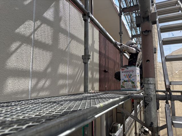 取手市大規模外壁