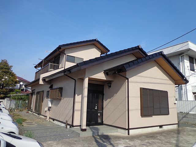 水戸市　遮熱塗料塗装完了