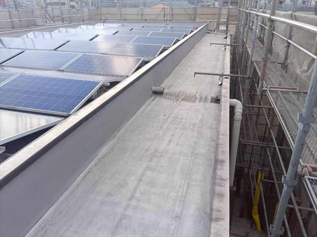 取手市RC3階建高圧洗浄