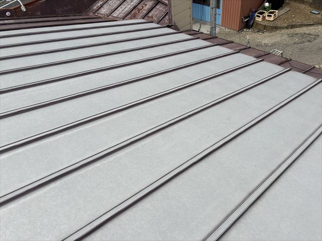 笠間市瓦棒屋根