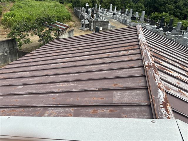 笠間市瓦棒屋根