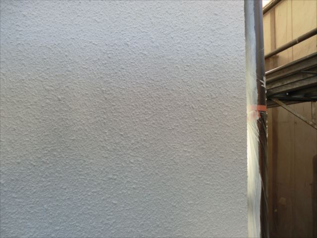 外壁下塗り後、ソフトリカバリー