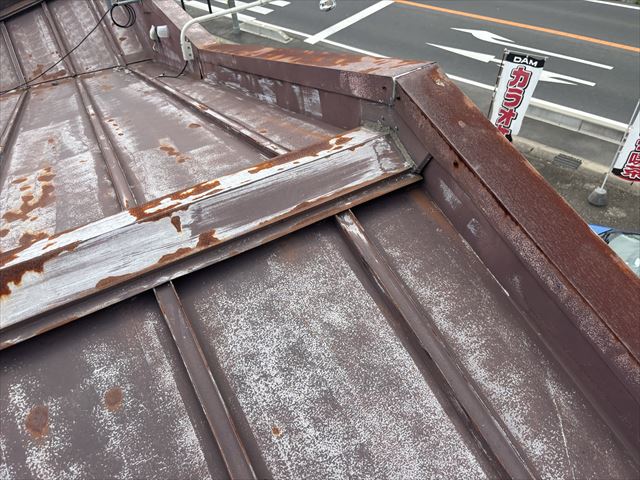 笠間市瓦棒屋根