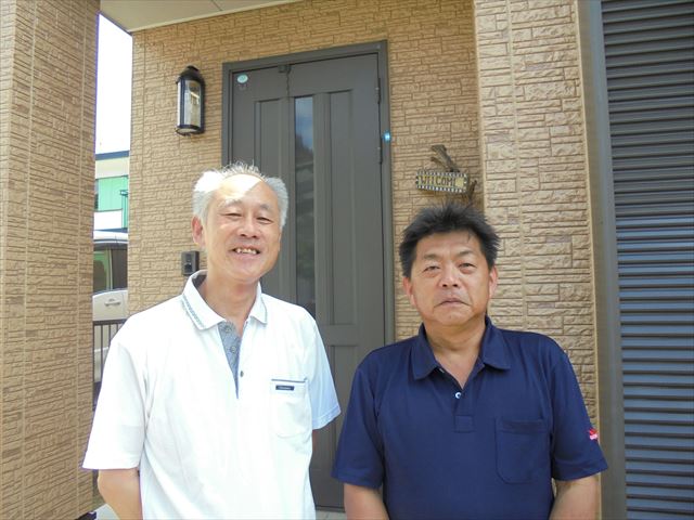 お客様との一枚