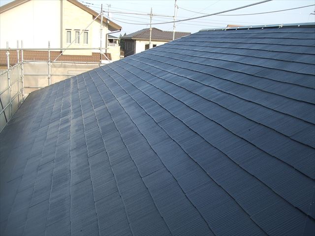 屋根シーラー塗装後