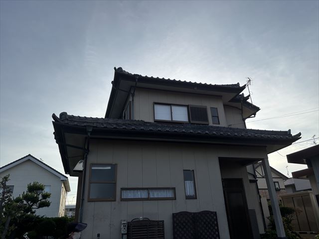 ひたちなか市で住宅塗装の現地調査とお見積りに伺いました