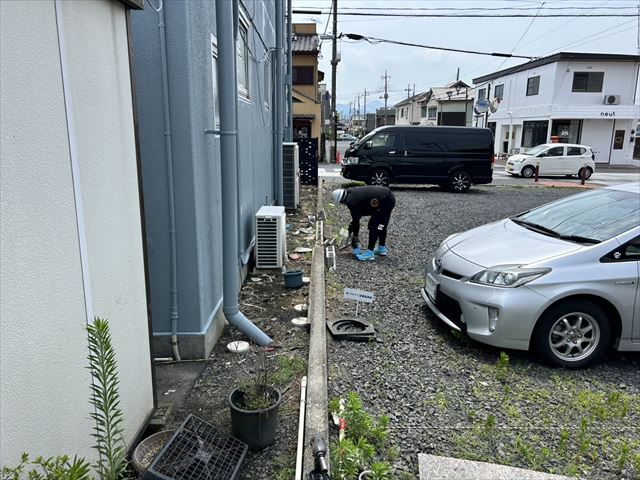 笠間市現場 足場解体と随分附での屋根調査・塗装提案打ち合わせ