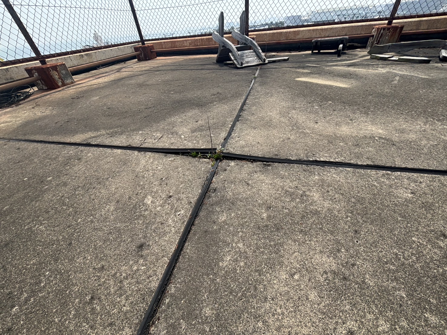 日立市　ＲＣ6階建てマンション　屋上