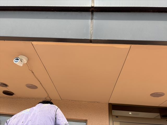 笠間ゴルフ場部分塗装