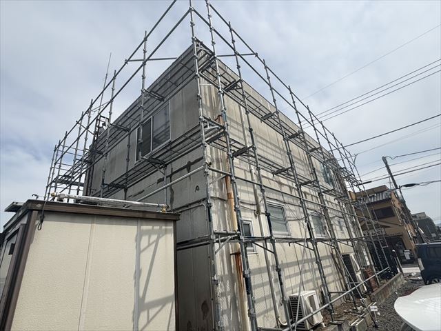 足場　メッシュシート