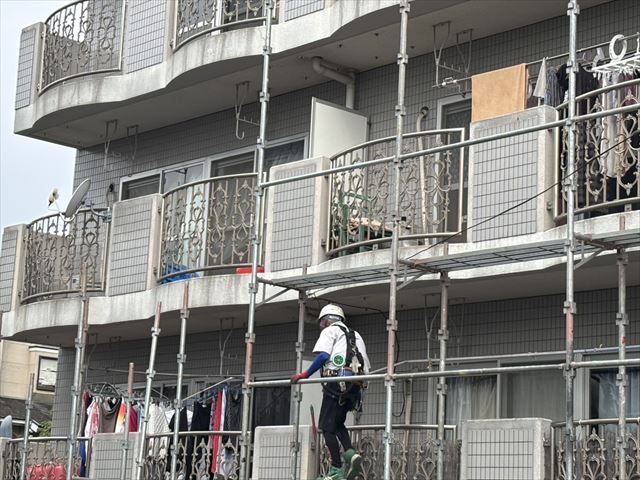 常総市大規模足場