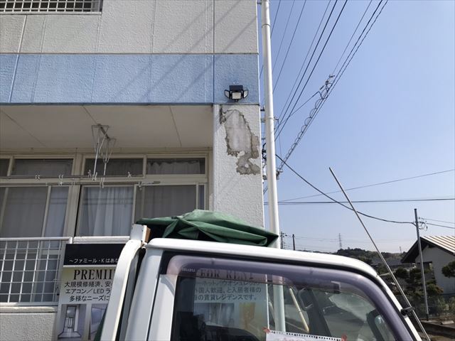 取手市東建コーポレーション外壁補修