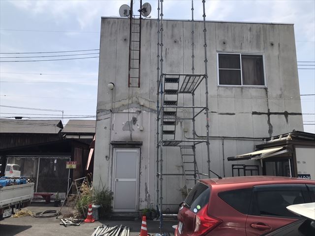 笠間市防水昇降階段