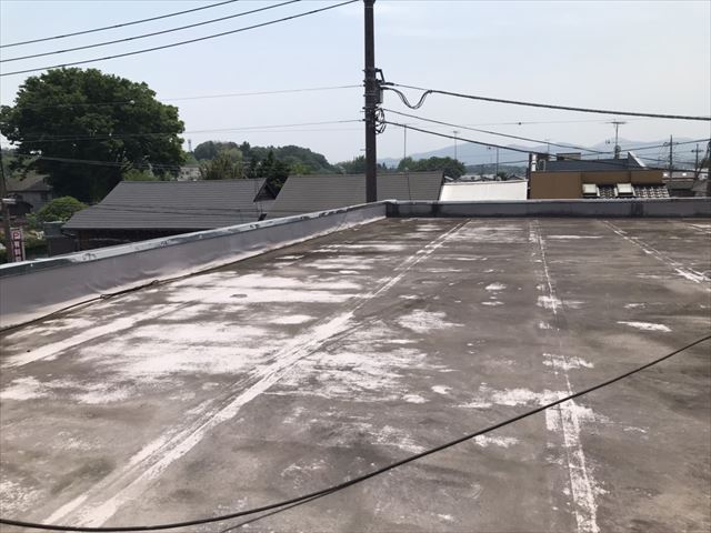 笠間市ゴムシート防水施工前
