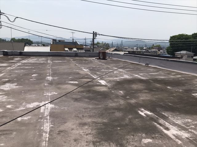 笠間シート防水施工前