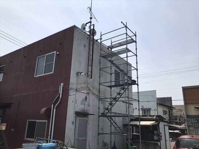 笠間市防水昇降階段