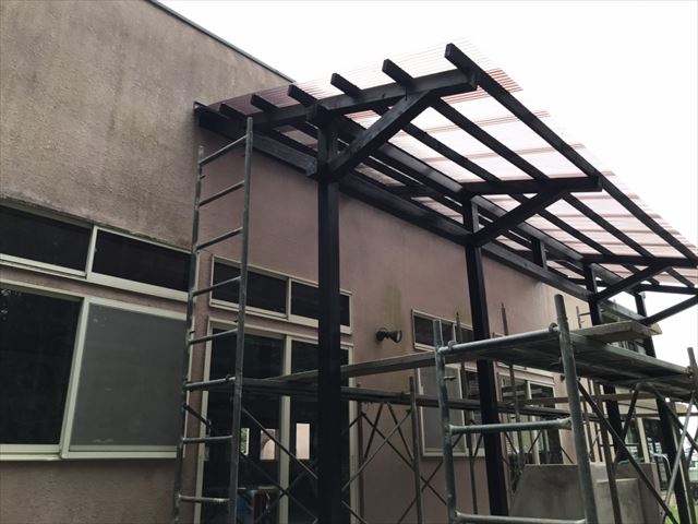 笠間テラス塗装