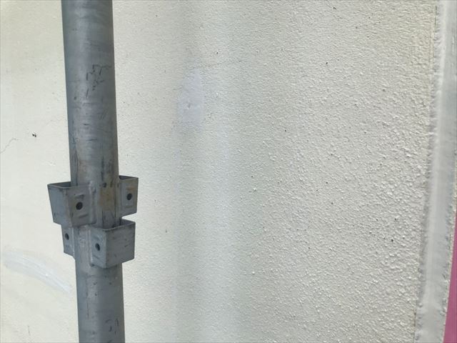 水戸市南町アーケード街での外壁塗装工事・養生から下塗りまでの作業記録