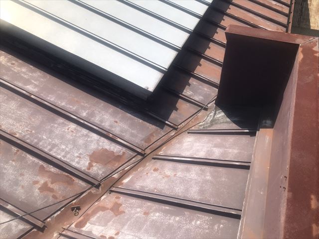 笠間市瓦棒屋根
