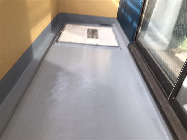 取手市大規模バルコニー防水
