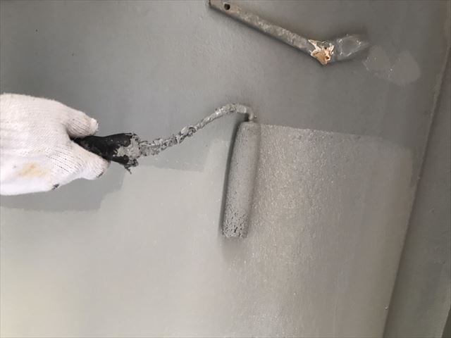 取手RC3階建大規模ベランダ防水